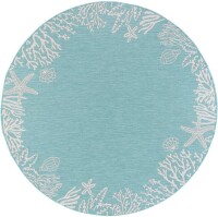 Mercer41 Seraphine Indoor / Outdoor Rug, 7'10" New $199