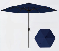 Arlmont & Co. 10 ft. Patio Umbrella UPF 50+ UV Protection Outdoor Umbrella New In Box $299
