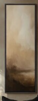 Ashbrook Brown Cloudscape Horizon Glow - Framed Wall Art Print on Canvas 60" H x 20" W New Shelf Pull $299