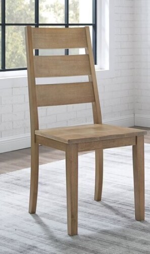 Crosley Joanna Ladder Back Chair Rustic Brown New In Box $299