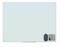 U Brands Magnetic Glass Dry Erase Board, 35 in. x 47 in., White New In Box $499