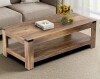 Millwood Pines Damika Rectangular Coffee Table with 2-Tier Storage New In Box $499