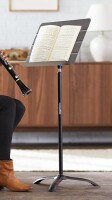 Amazon Basics Portable Height Adjustable Sheet Music Stand, Sturdy Metal, Black New In Box $199