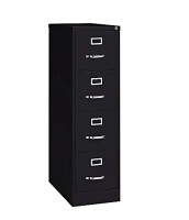 WorkPro 26 1/2"D 4-Drawer Letter-Size Vertical File Cabinet, Black New in Box $499