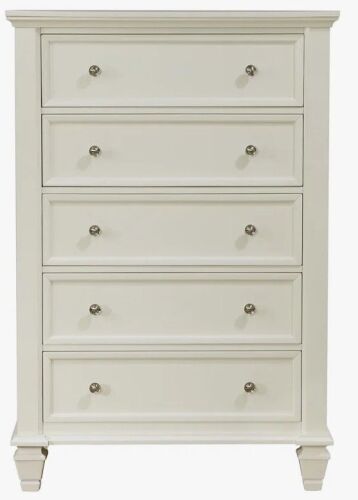 Viv + Rae Fraser 5-drawer Bedroom Chest Cream White New Floor Model $1099