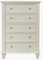 Viv + Rae Fraser 5-drawer Bedroom Chest Cream White New Floor Model $1099