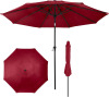 Pure Garden Patio Umbrella with Auto Tilt 10ft Easy Crank Sun Shade for Deck, Outdoor Furniture, or Pool (Red) New In Box $299