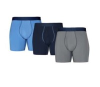 Athletic Works Mens Boxer Briefs, 3-Pack Size Small / Medium / Large New In Box Assorted