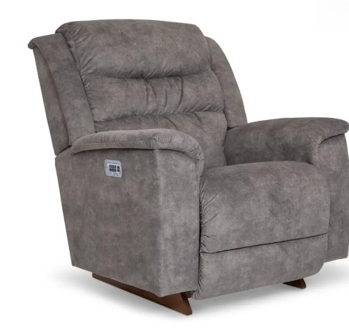 La-Z-Boy Redwood Power Rocking Recliner w/ Headrest & Lumbar in blue $2699