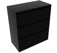 Herman Miller Tu storage 3-drawer lateral file cabinet in Black New in Box $2199