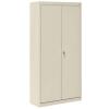 Sandusky Steel Welded/Assembled Storage Cabinet, 4 Adjustable Shelves, 72"H, Putty $499