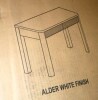 Meyer & Cross Mendoza 47.5 in. Alder White Writing Desk New in Box $499 - 2