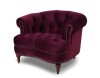 Jennifer Taylor La Rosa Victorian Tufted Upholstered Accent Chair, Burgundy New in Box $999