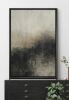 IDEA4WALL Gray and Black Abstract Art &ndash; Picture Framed Canvas Print Wall Art, 24" x 36" New In Box $199