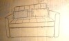 Ebern Designs Omorfo 53.2'' Upholstered Convertible Sleeper Sofa New in Box $899 - 3
