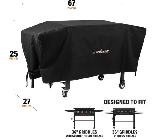 Blackstone&reg; 36 inch Griddle Cover Water Resistant, 600D Polyester, Heavy Duty, Flat Top Gas Grill Cover, Griddle Cooking Station New In Box $79