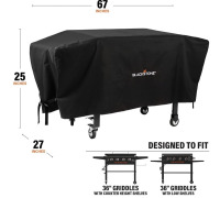 Blackstone&reg; 36 inch Griddle Cover Water Resistant, 600D Polyester, Heavy Duty, Flat Top Gas Grill Cover, Griddle Cooking Station New In Box $79