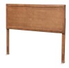 Baxton Studio Full Alan Wood Headboard Walnut - Non-Upholstered, Platform Bed Compatible, Easy Care New In Box $199