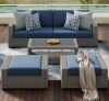 Atleisure Rafael 4 Piece Set Includes Sofa, Cofee table and 2 ottomans (2 Boxes) New in Box $2899