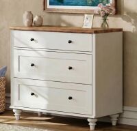 Charlton Home Scarlett 33.9'' W 3-Drawer Dresser $699