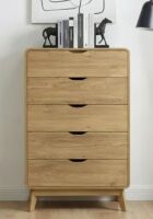 George Oliver Meadow 5 Drawers Dresser for Bedroom, 30.7" W Modern Chest of Drawers, Wood Drawer Organizer for Clothes, Entryway, Hallway, Nursery or Living Room, New in Box $399