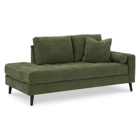 Ashley Bixler Right-Arm Facing Corner Chaise in Olive New in Box $799