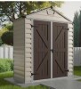 Canopia by Palram 6-ft x 3-ft Skylight Brown Gable Roof Plastic Polycarbonate Storage Shed New Shelf Pull $799