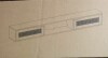 Walker Edison Destin Modern Rattan Flip-Down-Door Wall-Mounted Floating TV Stand for TVs up to 80 Inches, 70 Inch, Black New in Box $299 - 2