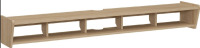 Walker Edison 70" Floating Wall Mounted TV Stand in Coastal Oak Finish New in Box $299