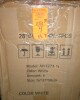 House of Hamptons 28" Faux Leather Barstool in White New in Box $299 - 2