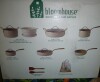 Bloomhouse 15-Piece Cookware Set - PFAS-Free Ceramic Nonstick Aluminum - Almond Cream with Gold Handles New in Box - 2