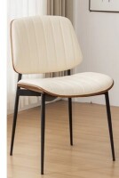 Corrigan Studio Orise Modern Upholstered Dining Chairs With Walnut Bentwood New in Box $499