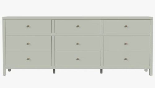 Joss & Main Celine 84" Acacia Double Dresser in Sage Green New In Box $3999