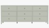 Joss & Main Celine 84" Acacia Double Dresser in Sage Green New In Box $3999