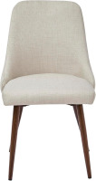 Colamy Oslo Modern Upholstery Side Dining Chair in Beige New in Box $299
