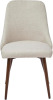 Colamy Oslo Modern Upholstery Side Dining Chair in Beige New in Box $299