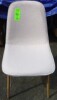 Colamy Oslo Modern Upholstery Side Dining Chair in Beige New in Box $299 - 2