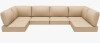 Hokku Designs Outdoor Replacement Cushions for Patio Furniture, Water-Resistant Sofa Cushions for Rattan Wicker Sectional Patio Conversation Sets, 14-Piece Outdoor Couch Cushions Patio Sofa Cushions New In Box $299