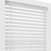 Norman 2.5" Ultamid Cordless Faux Wood Blinds in White, 22.75" x 46.5" New In Box $79