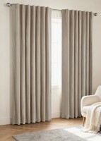 Latitude Run&reg; Chenille Blackout Back Tab Curtain Pair (2 Panels), 52" x 108" $89