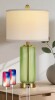 Mercer41 27" Modern Glass Bedside Lamps With Usb A+c Ports New In Box $299