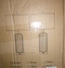 Mercer41 27" Modern Glass Bedside Lamps With Usb A+c Ports New In Box $299 - 2