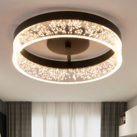 Wrought Studio&trade; Itohan 11.65" W Dimmable Integrated LED Flush Mount New In Box $299