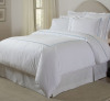 Pointehaven 300 TC Percale Blue on White 100% Long Staple Cotton 3 pc Duvet Set, King/California King new in box $299
