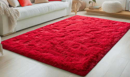 Mercer41 Shag Rug Soft Fluffy -Indoor Area Rug for Living Room Bedroom Nursery Kids Room, Rectangle 4' x 6' New In Box $199