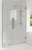 Ibath 47" - 48" W x 72" H Hinged Frameless Shower Door With 5/16" (8mm) Tempered Glass IBTMW4872A-BN New in Box $699