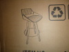 George Oliver Jobani Swivel Stool in Gray New in Box $399 - 2