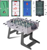 RayChee 54" 4-in-1 Multi Game Table, Foldable Combo Game Table Set with Ping Pong, Hockey, Pool Billiards and Foosball New Shelf Pull $399