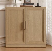 Ebern Designs Corner Storage Cabinet, Stackable Corner Shelf for Living Room, Bedroom, Kitchen, Solid Wood Veneer New In Box $299