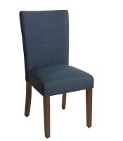 Homepop Classic Parsons Navy Blue Upholstered Dining Chair Similar to Picture New In Box $299